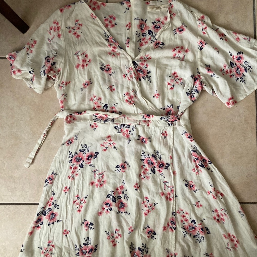 A floral dress.